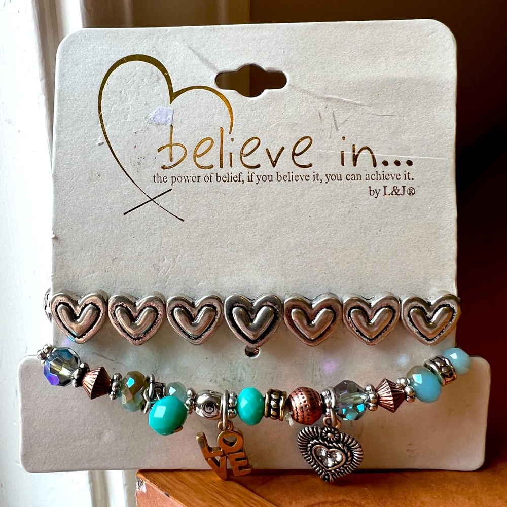 BELIEVE IN..by L&J Bracelet Set